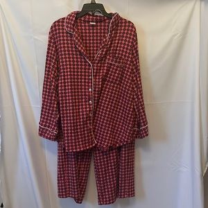 🔴 5 items for $25 Sale! Secret Treasures 2 Piece Button Up PJ Set 2X